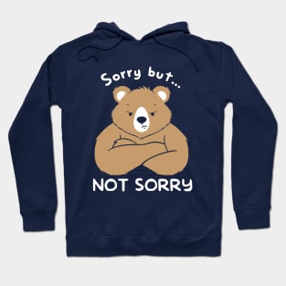 Bear sorry not sorry Hoodie